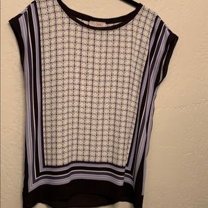 Multi‎ colored shell top